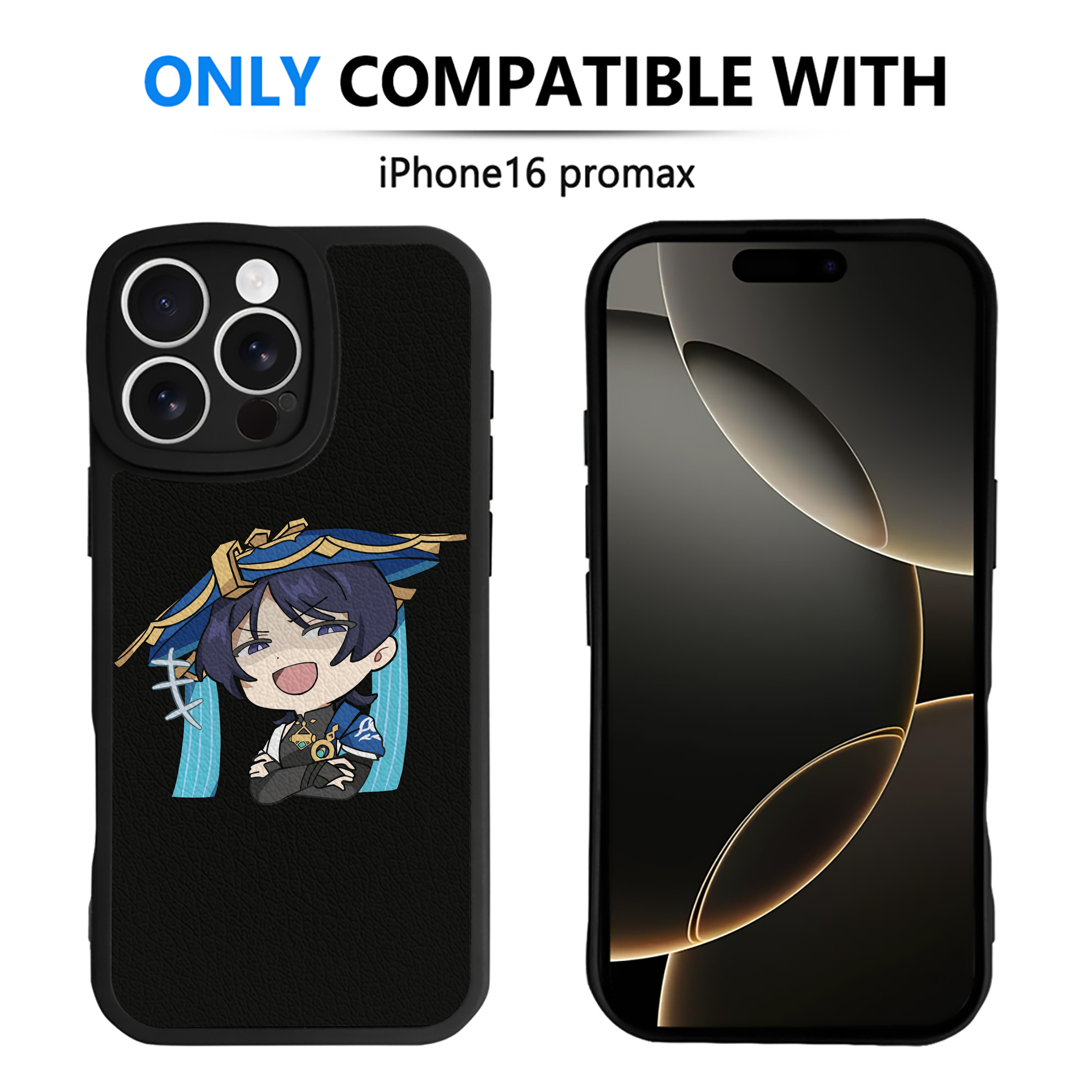 げんし神 さんペい genshin Sanpei 【iPhone 16シリーズ対応】シリコンスマホケース（レザー調） 材質：シリコン